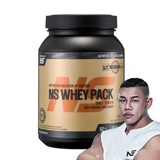 NS포대유청 카라멜마끼아또맛 WPI 93% 분리유청단백질 단백질보충제, 450g, 1개