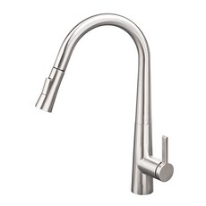 주방 싱크대수전 씽크대 컬러수전 주방 스텐 수도꼭지 뉴제니스 B300(ST), 1개