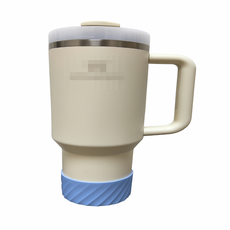 텀블러 바닥캡 실리콘 부츠 스크래치방지 컵받침 커버 스카이블루 7cm