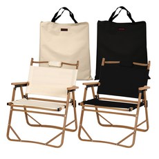 레드코코 감성 캠핑의자 릴렉스체어 가방포함 2개, 네이버블랙