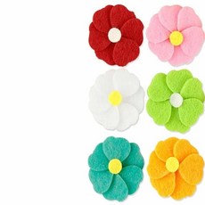 펠트 꽃 (컬러) 어린이방꾸미기 펠트공예 어린이집환경구성+그래Shop, 빠른배송