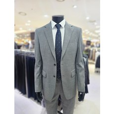 파렌하이트 F/W 라이트그레이 울혼방 투톤 조직 레귤러핏 정장F2331GYL_BP
