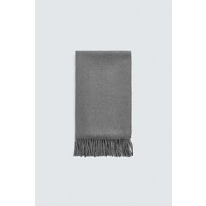 국내배송 ZARA 자라 남성 남자 프린지 머플러 그레이 5875324802 1685095, M (M)