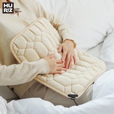 [휴라이즈]HR-SM10 Plus(베이지) 원터치 온도조절 전자파 제로 USB온열방석, 베이지, USB