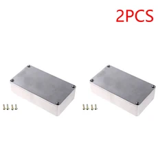 1-5PCS 1590B 기타 효과 인클로저 (나사 포함) 알루미늄 페달 교체 내구성 악기 키트, 01 2 PCS, 01 China Mainland, 01 2 Pcs