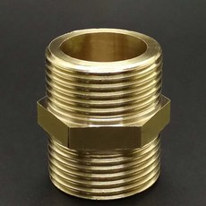 황동 파이프 육각 니플 피팅 퀵 어댑터 1/8" 1/4" 3/8" 1/2" 3/4" 1" 1 1/4 BSP 수나사 물 오일 및 가스 커넥터, G 1I4