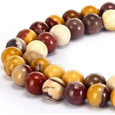 HAAMIIQII 90pcs 4mm Natural Mooka HAAMIIQII 90pcs 4mm Natural Mookaite Jasper Stone Beads Round Loos, 아프리카 혈석, N/A, 미정