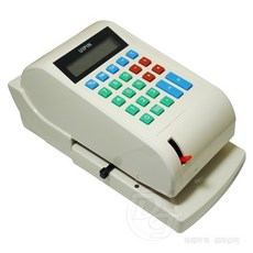 (附發票) 送 LED澄泡 UIPIN光電投影微電腦國字支票機 U-300D 手動夾紙 台灣製造, 1個