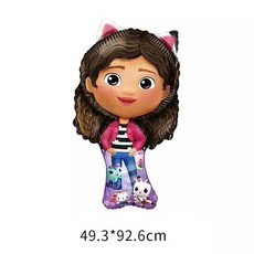 파티 선호합니다 선물 보상 인형 PINATA 얼굴 열쇠 팔찌 교실 STIKERS 생일 고양이를 만들기 고리 GABBYS 파티는 필러, 1pcs balloon 2