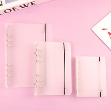 투명 6공다이어리 다꾸 만년 바인더, A4