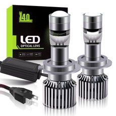 H7 H11 LED 프로젝션 렌즈 헤드라이트 9005 HB3 자동차 전구 6000K 안개등, 01 2PCS, 03 9006/HB4