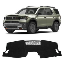 199127 KUST 현대 소나타 2015-2019와 호환되는 블랙 대시 커버 미끄럼 방지 폴리에스터 대시보드 매트 맞춤형 핏 센터 콘솔 선실드 프로텍터 눈부심 없음, Passport 26(Black)