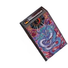 個性圖案香煙盒 含充電點煙器