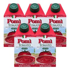 포미 토마토 퓨레 500g 5개 / 이탈리아 토마토소스