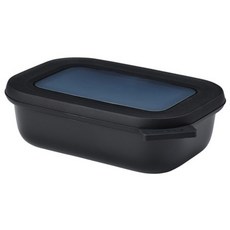 MEPAL 方形密封保鮮盒 淺黑色 500ml, 1個