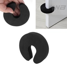 와볼샵 C자형 도어쿠션 EVA 문쾅소음방지 도어스토퍼 가드 범퍼, 1개, 도어쿠션-리프