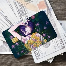 체인소맨굿즈 체인소맨스티커 카드스티커 레제 캐릭터 방수, 18x13.5CM, z2