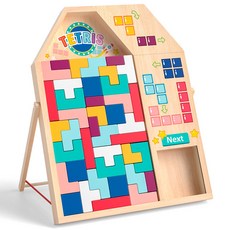 테트리스 퍼즐 남아 여아 두뇌로 장난감 개발, 사진색, 1개