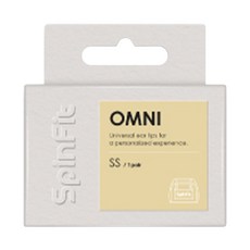 SpinFit OMNI 真無線專用 日本高級柔軟矽膠耳塞 雙層耳塞 三段式卡槽 六種尺寸, 1個
