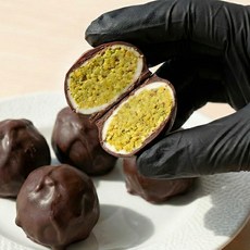 SNS대란 인기최강 두바이 쫀득쿠키 두바이 초콜릿 결혼식 답례품 수능선물, 4개, 40g