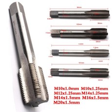 HSS 메트릭 오른손 탭 드릴 비트 직선 플루트 나사 기계 도구 M10 12 14 16 18/20 1, M10 X 1.5