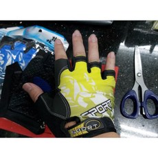 欣洲釣具 超透氣 五指手套 運動款, 灰色, 1個