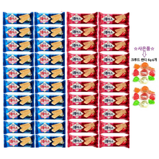 해태제과 해태 웨하스 딸기 50gx10개+크림 50gx10개 묶음+사은품크루드사탕 6g 3개, 50g, 2세트