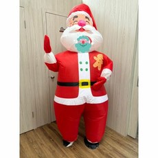 WULA烏拉 聖誕充氣裝 聖誕老人充氣裝 老背少造型 搞笑聖誕服裝