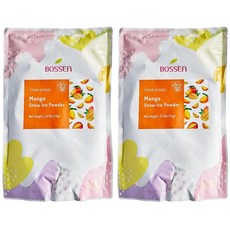 망고 스노우 아이스 파우더 믹스, 2개, 1kg