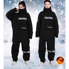 아리 배달우주복 배달 방한복 작업복 일체형 방한용품 영하 40도