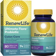 RenewLife Ultimate Flora益生菌素食膠囊, 1個, 30顆, 1罐