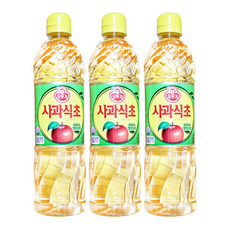 오뚜기 사과식초 식초, 900ml, 3개