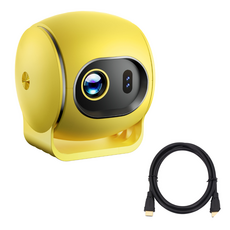 ANYOU 4K 초고화질 빔프로젝터 자동초점/자동키스톤 WiFi6/블루투스 5.2 무선 미러링 보조배터리 사용 가능, 고화질 전용 HDMI 케이블