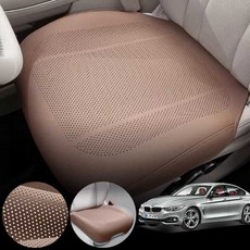 BMW F32 428i (13~20) 컨버터블 (N26) 차량용 럭셔리 가죽 방석 통풍 시트 커버 로열 브라운 1개
