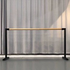 벽걸이 댄스플로어 발레바 연습 무용바 발레봉 스트레칭바, 블랙 싱글레이어 1m 높이105cm, 1개