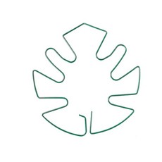 몬스테라 초록 철사 2매 식물 지지대 거치대, 2세트