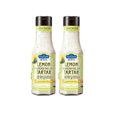 폰타나 레몬 허브 딜 타르타르 드레싱 250g 2개, 1세트