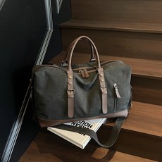 大容量 手提旅行包 健身包 待產包 出差收納行李袋, 黑色, 1個