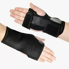 可調整加壓鋼板護腕 - 滑雪、直排輪、滑板運動護具, 詳見包裝, 詳見包裝, 可調式護腕(一對),L