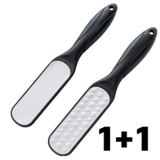 한솔템 발 뒤꿈치 각질 제거기 블랙, 50g, 2개, 1세트