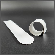 학교 어린이집 단체 활동 스냅링 DIY 팔찌 원터치 손목 감김 무지 PVC 커스텀 꾸미기 미술 공예, 1개, 1g, 1ml
