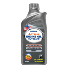 발보린 4행정 선외기 엔진오일 10W40 API SP 1L, 1개