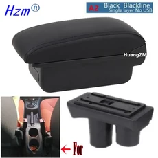 시트로엥 C2 팔걸이 상자 C3 자동차 센터 보관함 인테리어 전용 개조 부품 액세서리, 03 A2 black line No USB, 01 빠른  Mainland