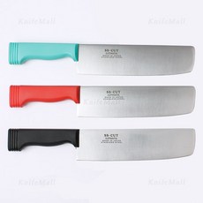 일본 수미카마 사각 칼라식도 야채칼 사각칼 중식도, 블랙, 1개