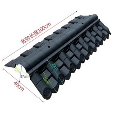 전통기와 모형 플라스틱 기와지붕 기와장 처마 건물, 20 양면 벽 타일 20개