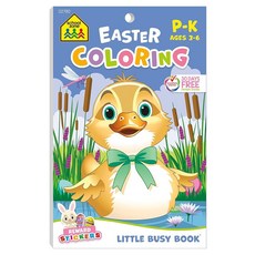 School Zone Easter Coloring Workbook: 48 Pages Preschool Kindergarten Alphabet Counting Numbe, School Zone Easter Coloring Wo