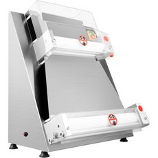 피자 도우 롤러 시터 상업용 피자 도우 시터 두께 조절 가능한 자동 피자 도우 프레스 370W 스테인리스 스틸 도우 머신 피자 누들 브레드 파스타 3-15인치