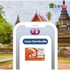 라오스유심 유니텔 데이터 무제한 비엔티안 프놈펜 인천공항 여행, 1개, 라오스 LAO 총 10GB, 5일