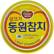 동원 라이트 스탠다드 참치, 200g, 6개