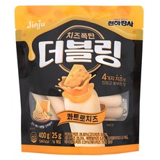 더블링 천하장사 콰트로치즈 소시지, 400g, 1개